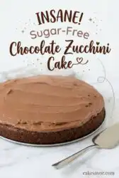 The Best Sugar-Free Chocolate Zucchini Cake: A Moist Chocolate Zucchini Cake Recipe You Will Love!