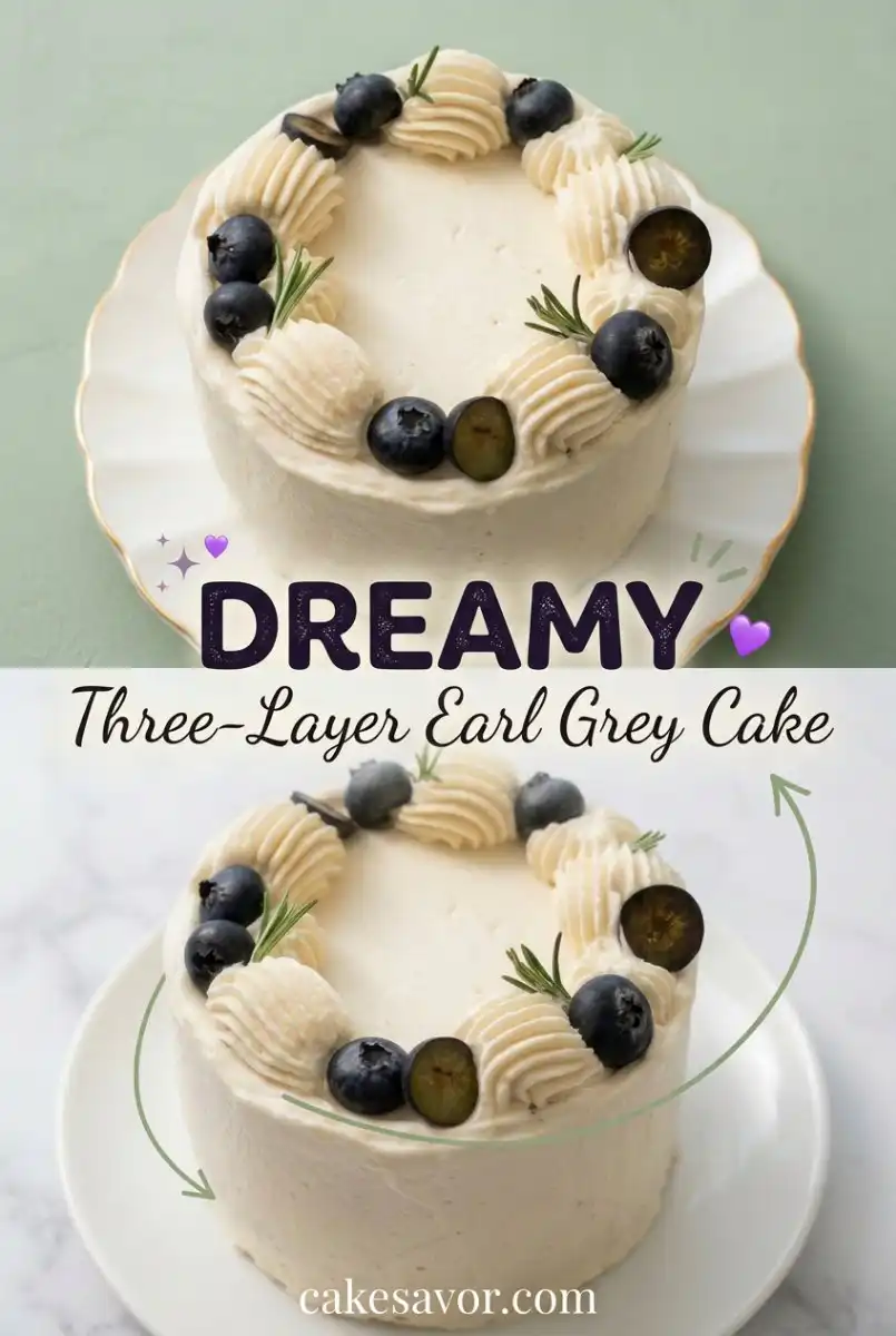 Three-Layer Earl Grey Cake 17 This elegant Three-Layer Earl Grey Cake recipe is the ultimate three layer cake for tea lovers now.
