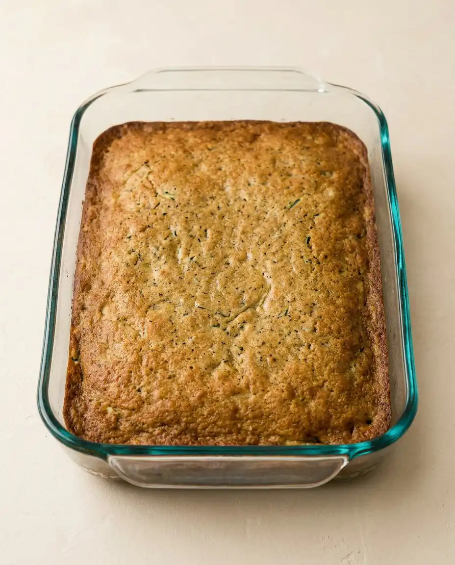 Zucchini Cake 15 Browning butter in a light skillet for the Zucchini Cake frosting.