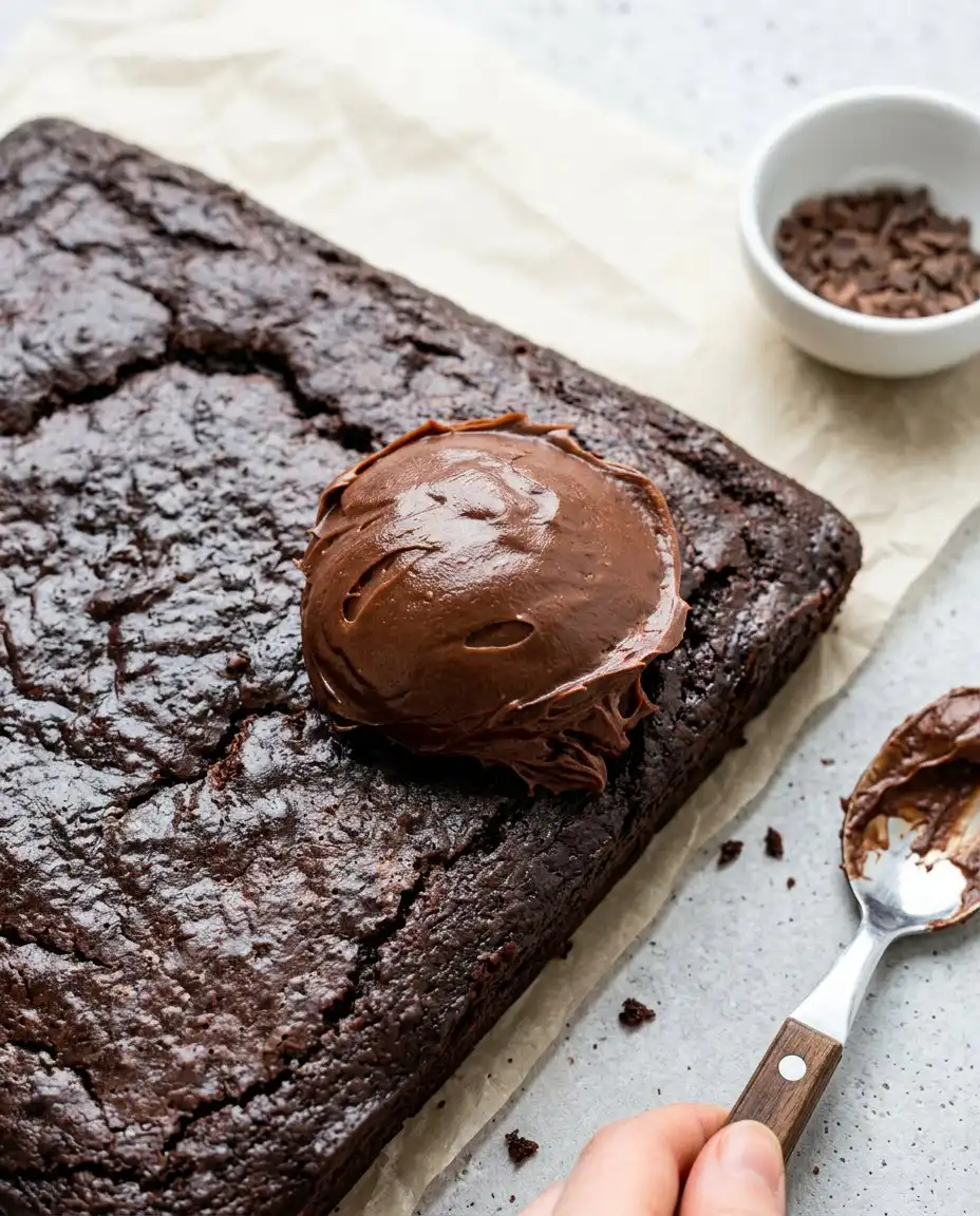 Simple pantry ingredients including grated zucchini and cocoa powder for Vegan Chocolate Zucchini Cake.