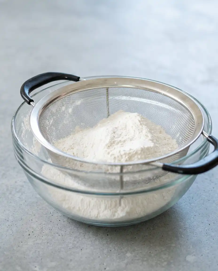 Two-Layer Smash Cake 14 Bowls of flour sugar butter and milk for a Two-Layer Smash Cake recipe.