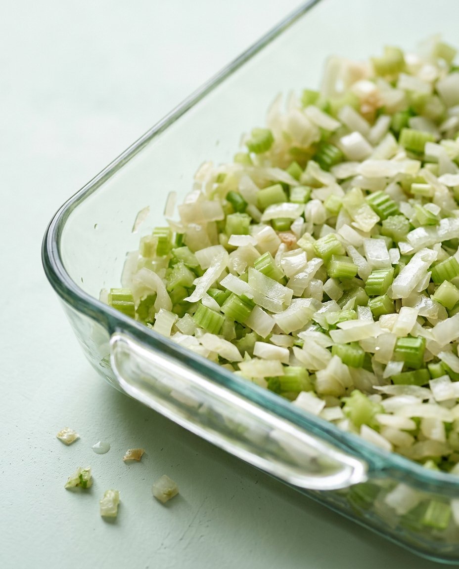 Fresh zucchini, olive oil, and spices arranged for a zucchini cake with lemon glaze recipe.