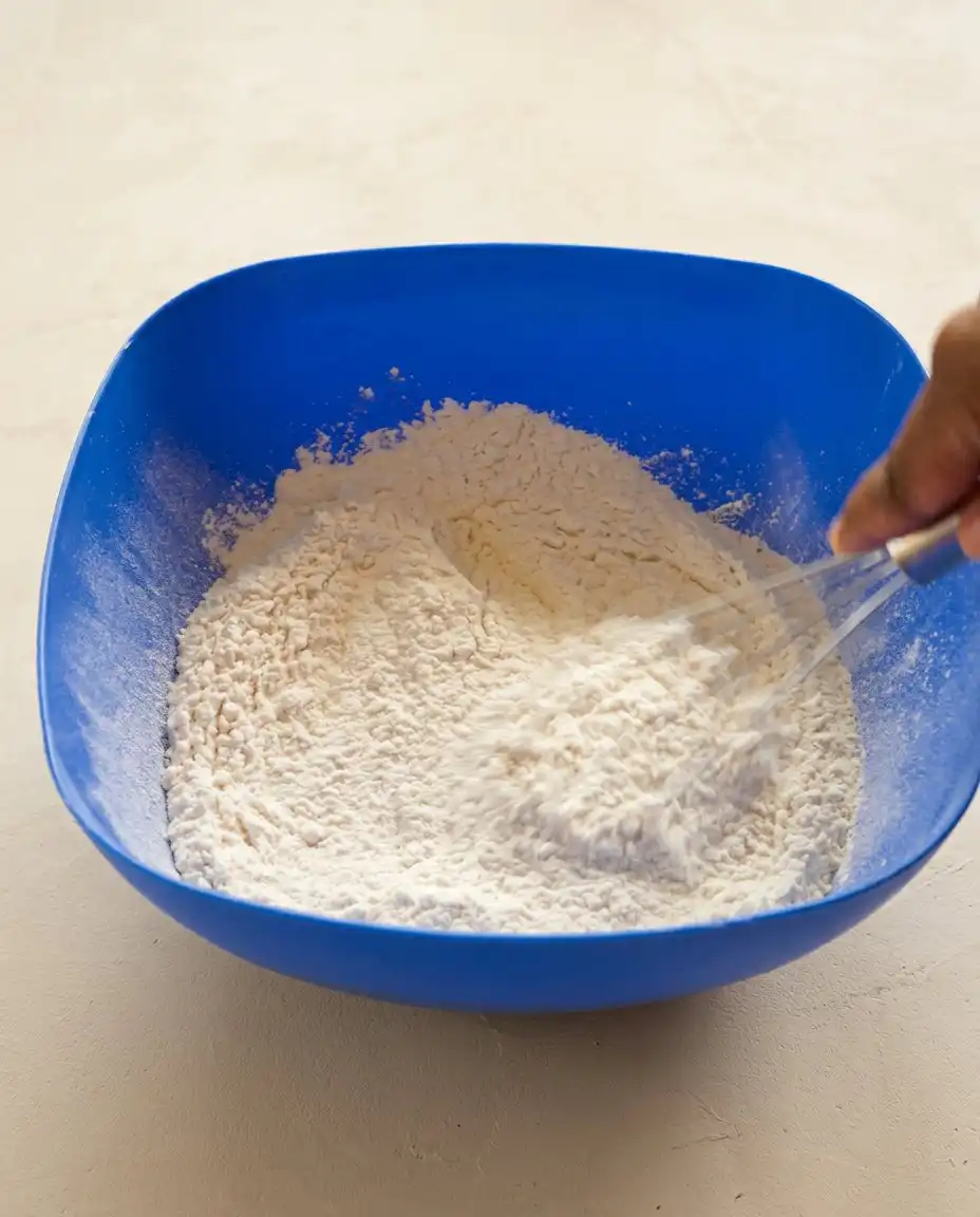 Bowls of shredded zucchini lemon zest and flour for making a Lemon Zucchini Cake.