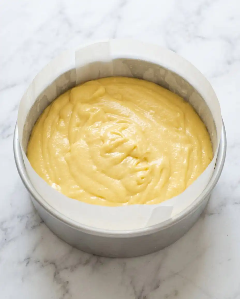 Whisking heavy cream for a Classic Mango Sponge Cake topping.