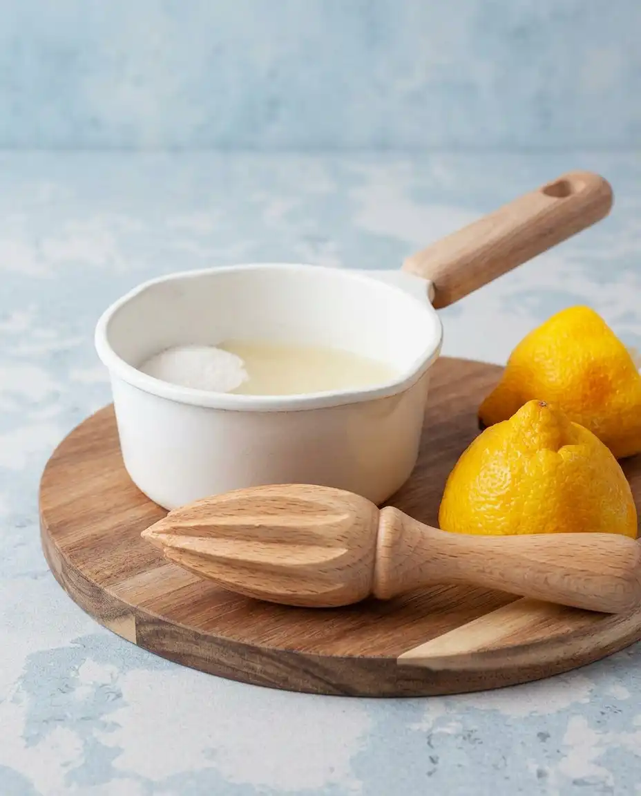 Whipping the lemon mascarpone cream until stiff peaks form