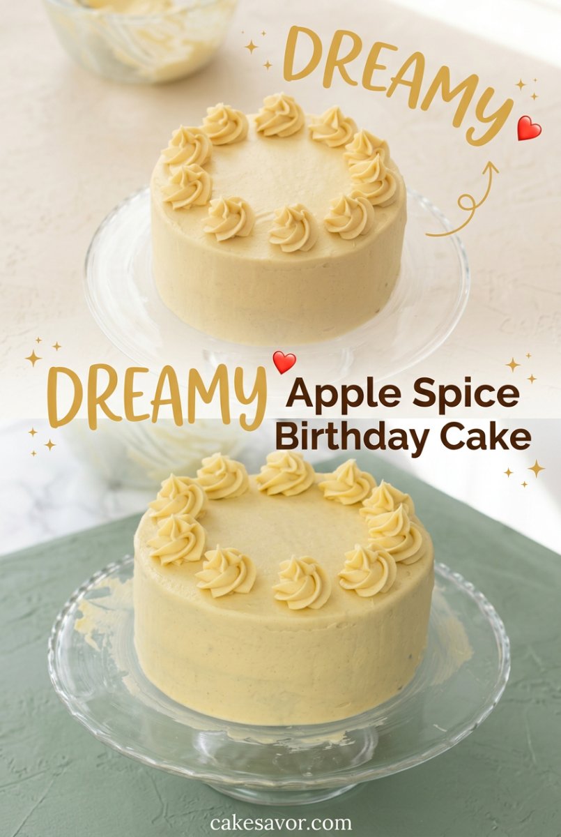 Cozy Apple Spice Birthday Cake: The Perfect Choice For Warm Autumn Cake Ideas