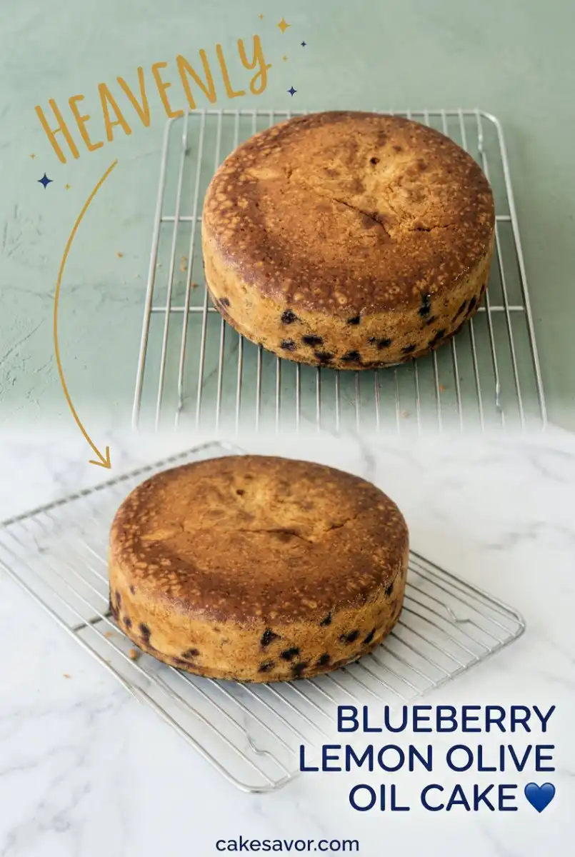 Easy Blueberry Lemon Olive Oil Cake Recipe - Your New Favorite Moist Blueberry Lemon Cake