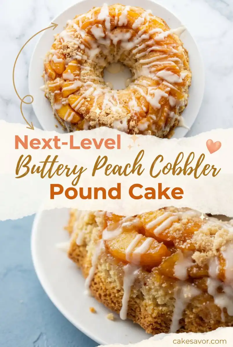 Buttery Peach Cobbler Pound Cake Recipe: The Ultimate Peach Cobbler Pound Cake Dessert