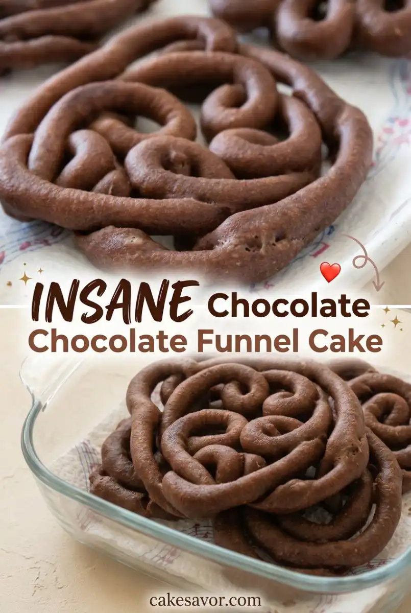 Chocolate Funnel Cake: The Ultimate Carnival Treat with This Easy Homemade Funnel Cake Recipe Now