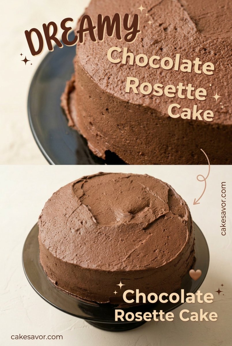 Stunning Chocolate Rosette Cake: Master Elegant Chocolate Cake Decoration Techniques With Ease