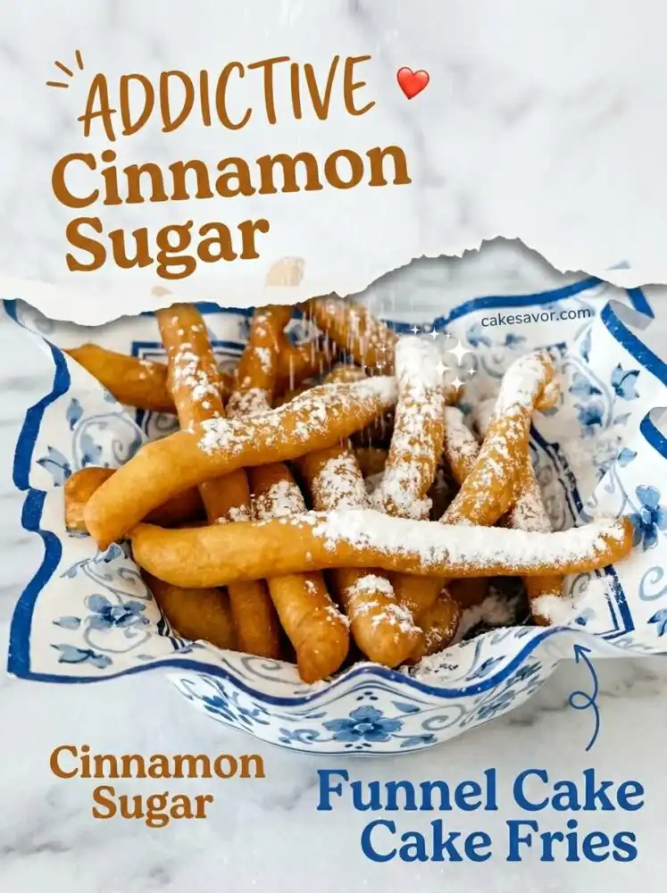 Cinnamon Sugar Funnel Cake Fries: The Ultimate Carnival Treat To Make At Home For Family Fun Now