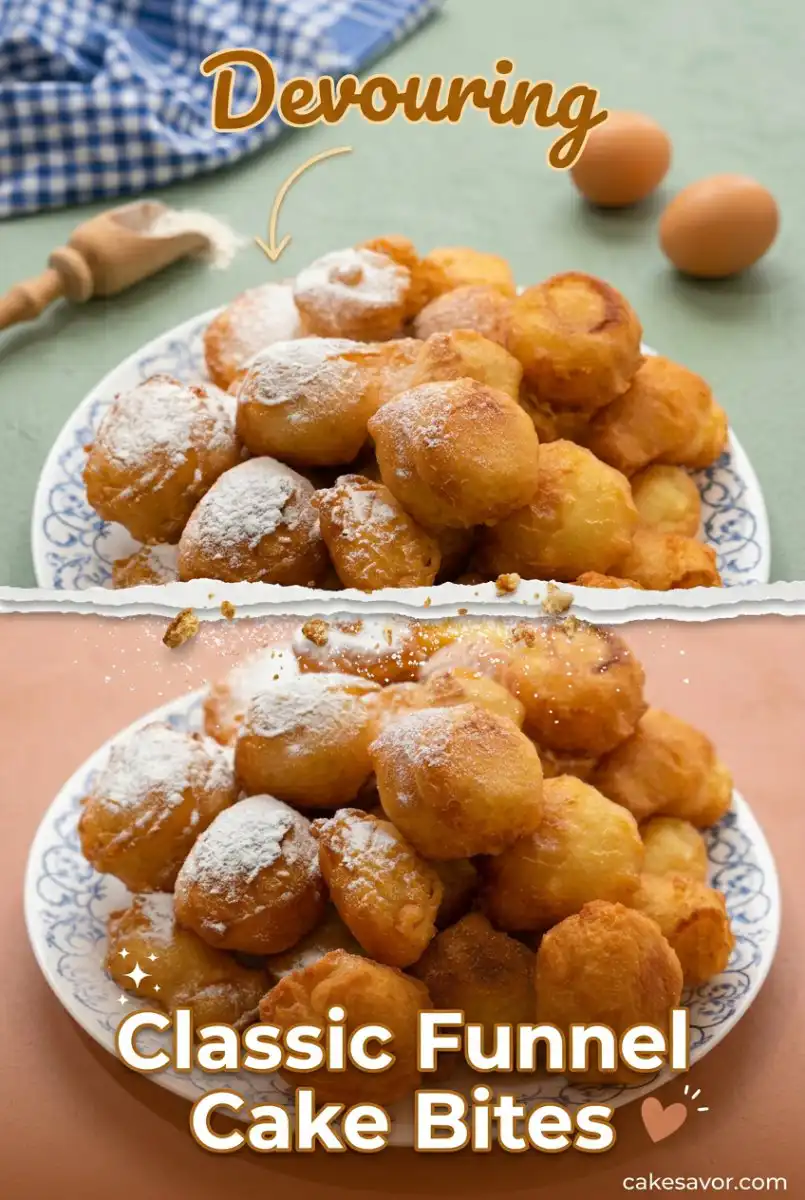 Classic Funnel Cake Bites: Easy and Quick Homemade Funnel Cake Bites Recipe You Must Try Today
