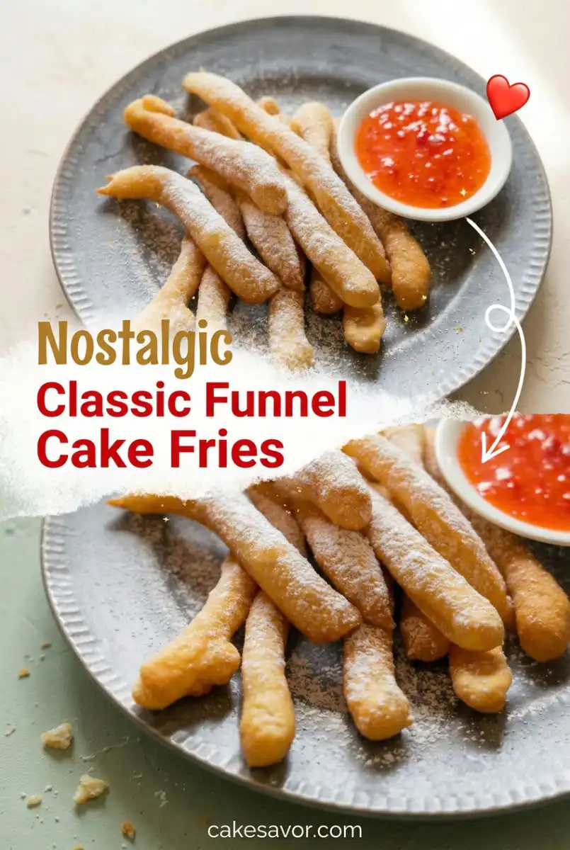 Easy Classic Funnel Cake Fries Recipe - Ultimate Crispy Funnel Cake Fries You Can Make At Home