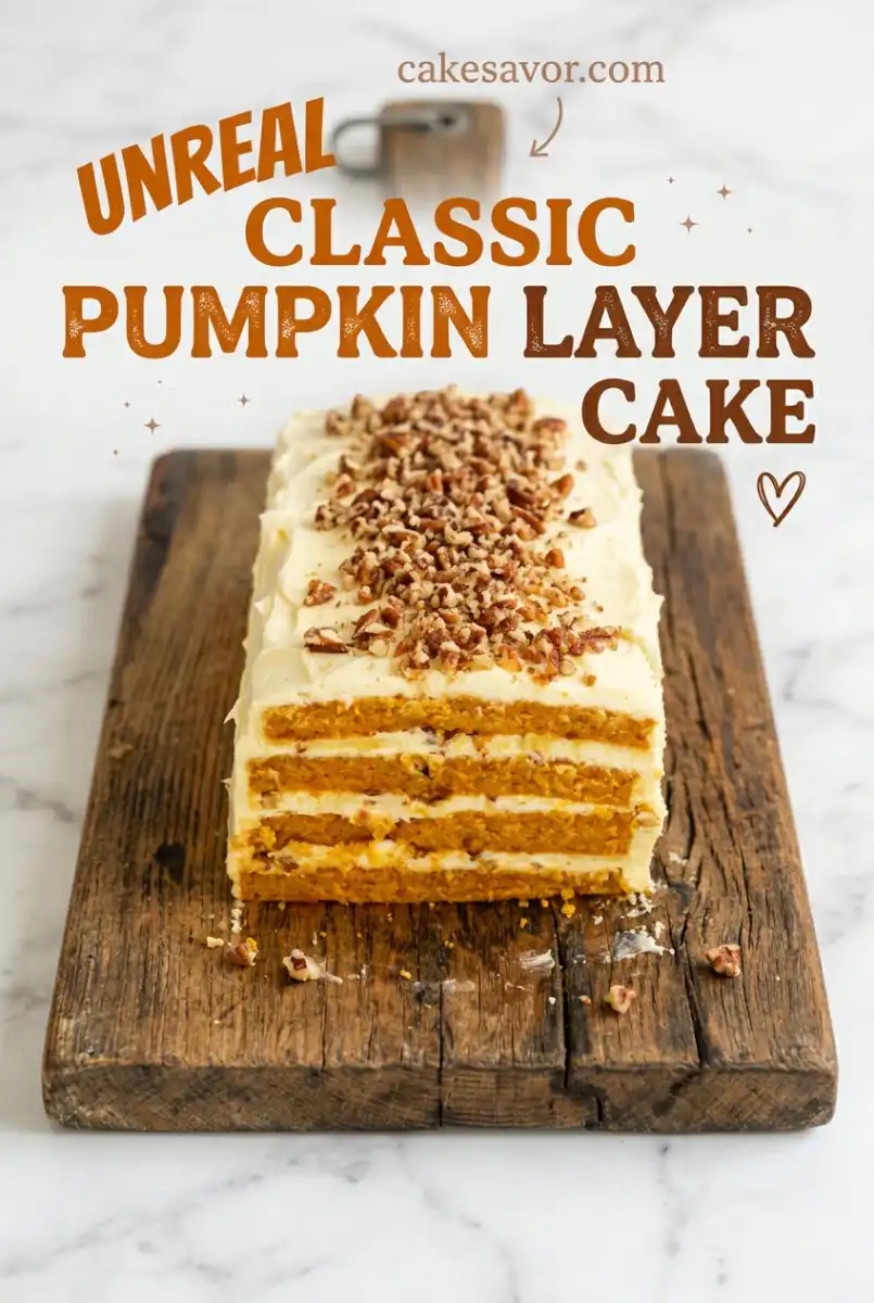 Ultimate Classic Pumpkin Layer Cake Recipe - The Only Pumpkin Cake You Need for Autumn Baking