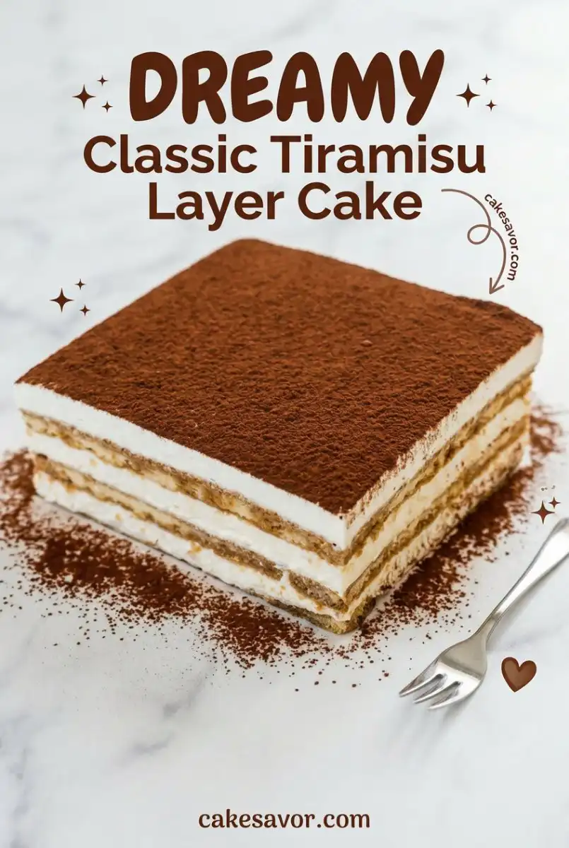 Ultimate Classic Tiramisu Layer Cake Recipe: The Dreamiest Tiramisu Cake You Will Ever Make