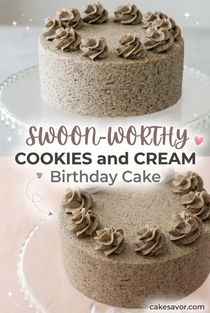 Cookies and Cream Birthday Cake Recipe: The Perfect Layer Cake Anniversaire Idea