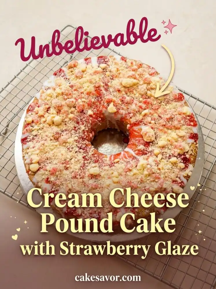 Cream Cheese Pound Cake with Strawberry Glaze: The Ultimate Rich Cream Cheese Pound Cake Recipe