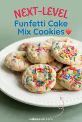 Easy Funfetti Cake Mix Cookies - The Best 3-Ingredient Cake Mix Cookies Recipe For Families