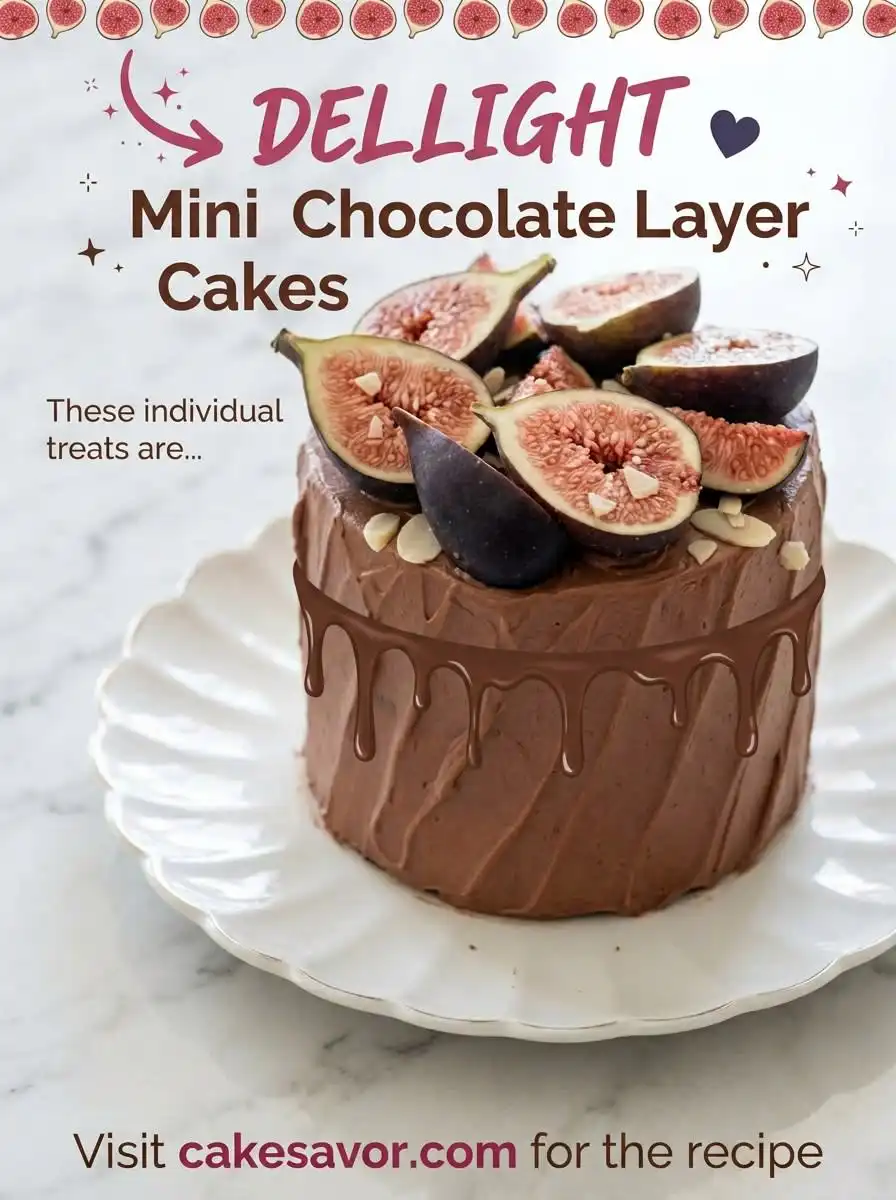 Mini Chocolate Layer Cakes: How to Make the Perfect Individual Mini Layer Cake for Your Next Party