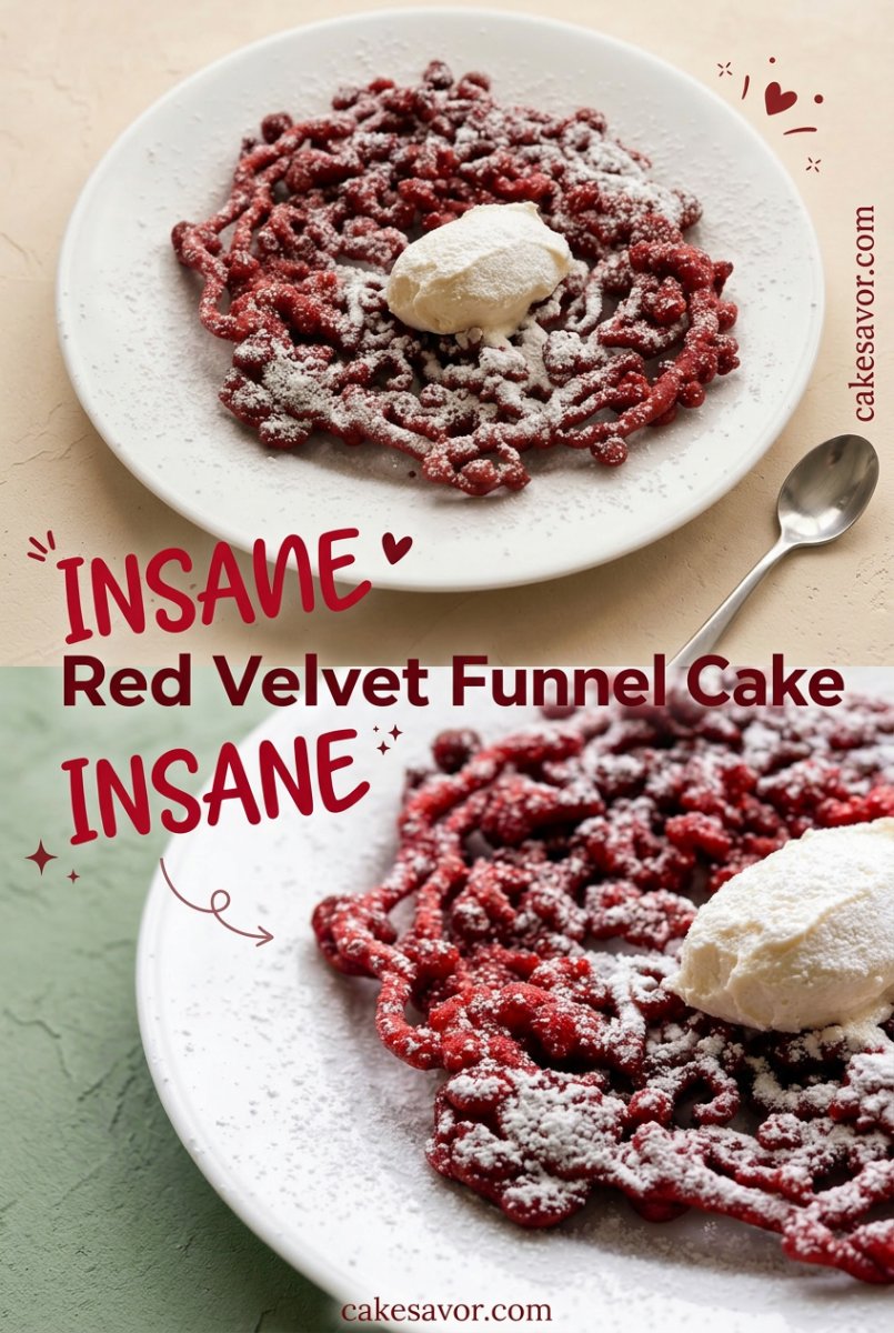 Red Velvet Funnel Cake Recipe: Indulge in a Decadent Twist on the Classic Fairground Funnel Cake Treat