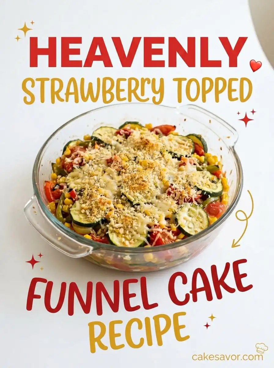 Strawberry Topped Funnel Cake: The Best Homemade Funnel Cake Recipe for Your Next Summer Dessert