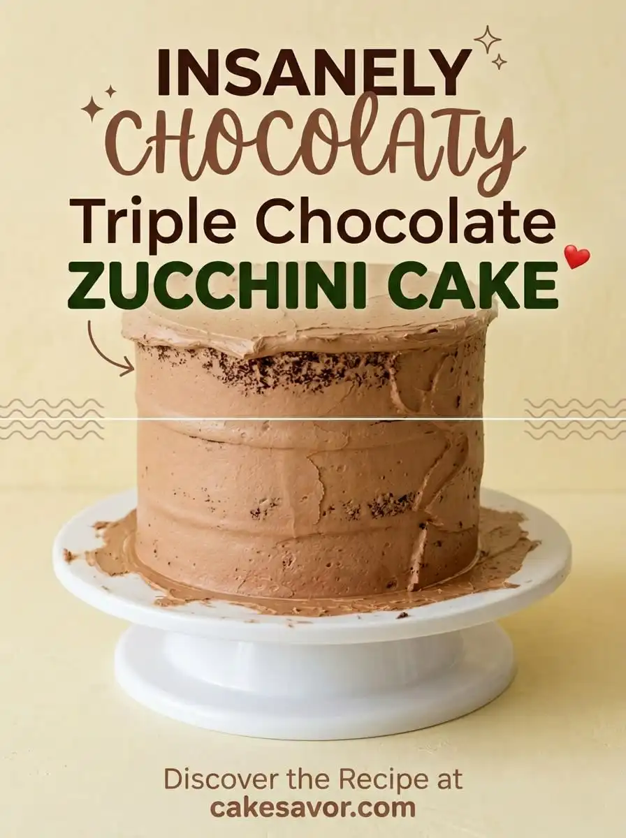 Triple Chocolate Zucchini Cake 17 Triple Chocolate Zucchini Cake: The Ultimate Fudgy Chocolate Zucchini Cake Recipe You Will Love