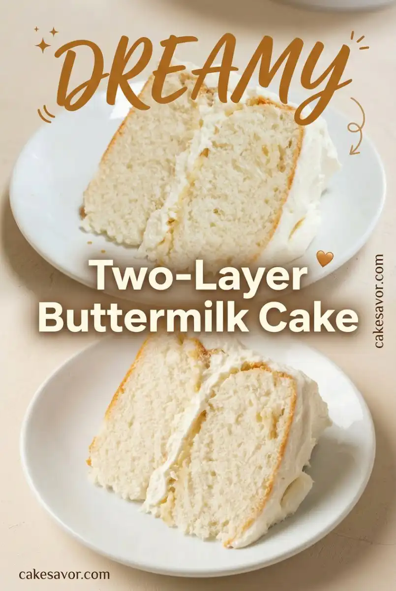Two-Layer Buttermilk Cake: The Ultimate Guide to Baking a Perfect Fluffy 2 Layer Cake Every Time!