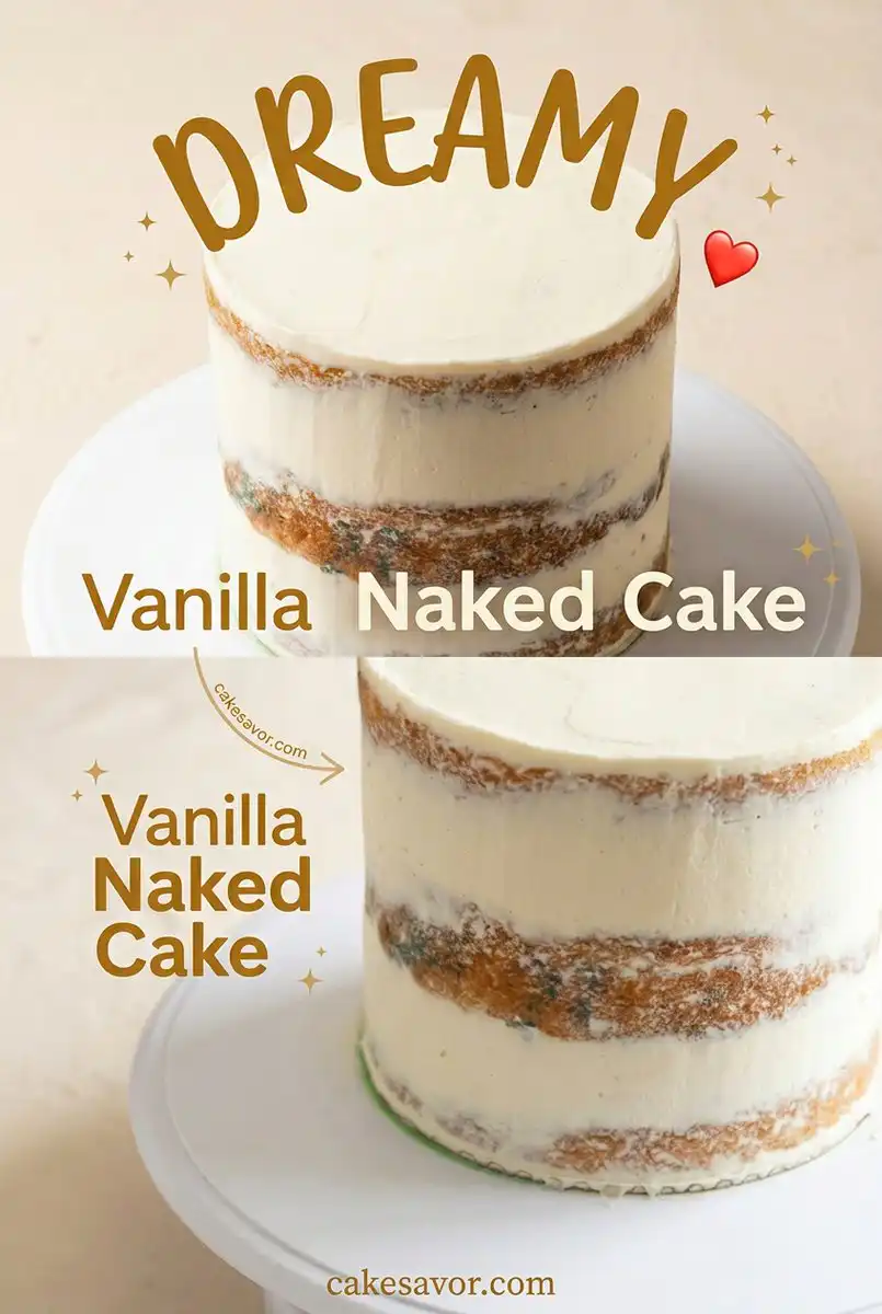 How to Design a Rustic Vanilla Naked Cake: Easy Vanilla Cake Design and Cake Decorating Guide