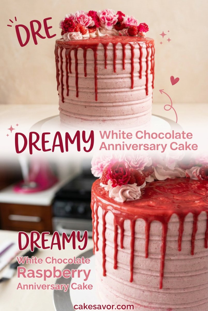 Decadent White Chocolate Raspberry Anniversary Cake: The Perfect Layer Cake Anniversaire Idea