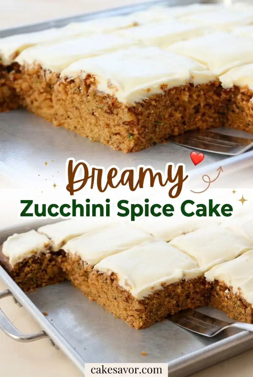 Zucchini Spice Cake: The Ultimate Moist Zucchini Cake Recipe You Will Bake Again and Again Today!