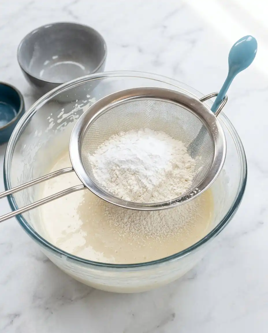 Dipping a classic vanilla cake pop straight down into melted candy coating in a glass cup.