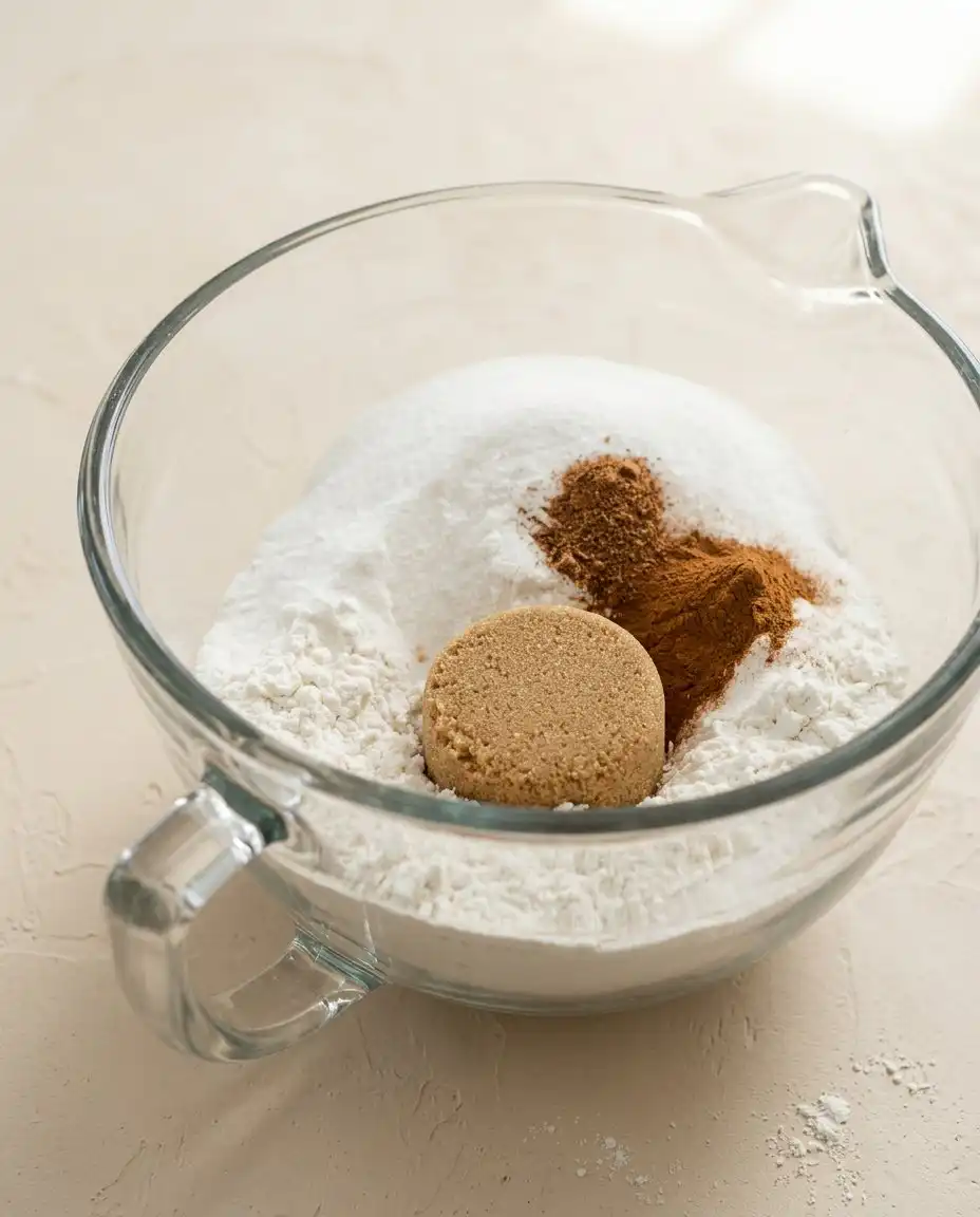 Ingredients like grated carrots, pecans, applesauce, and spices for Classic Carrot Cake with Cream Cheese Frosting