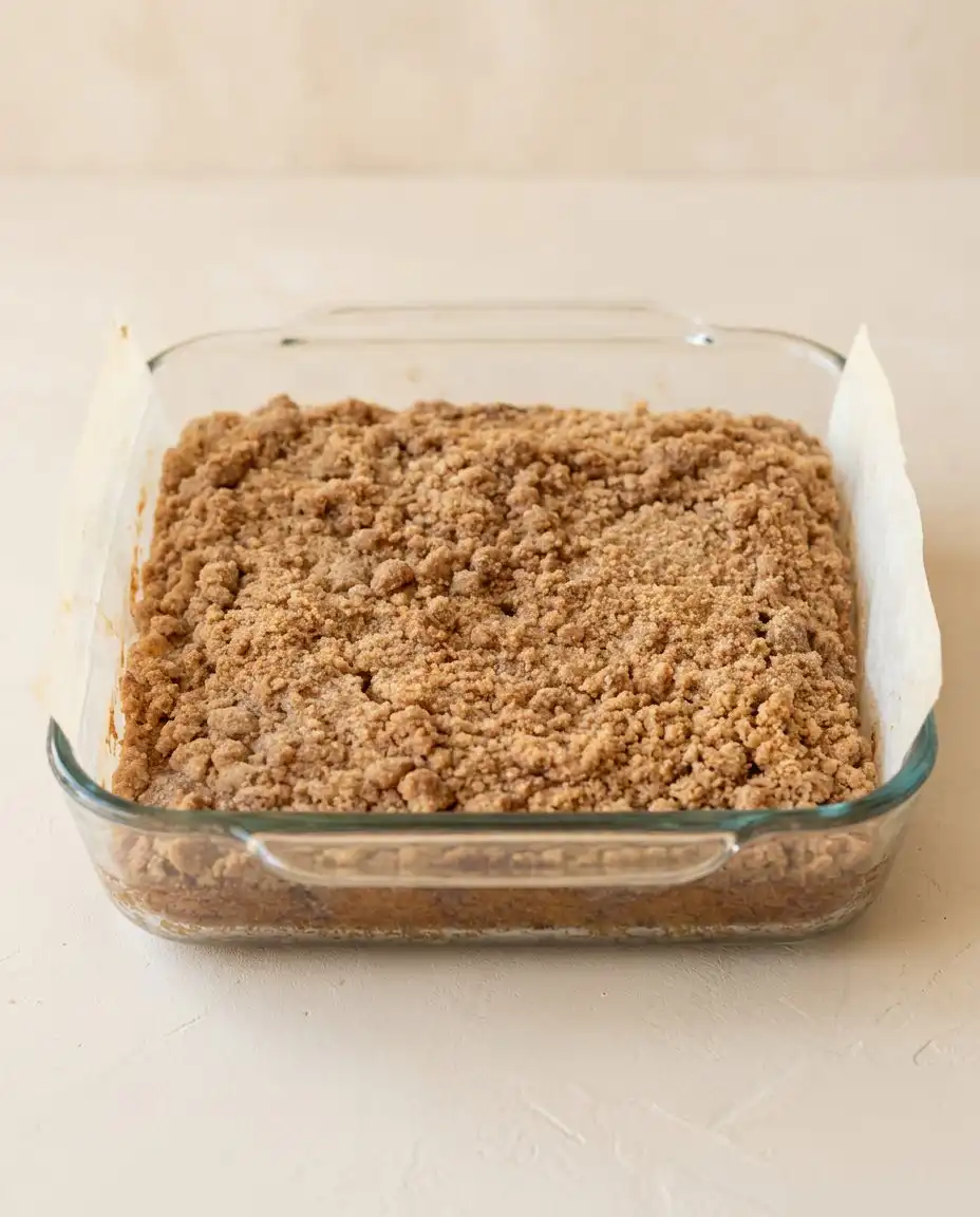Serving a slice of homemade Pumpkin Streusel Coffee Cake alongside a hot mug of coffee.