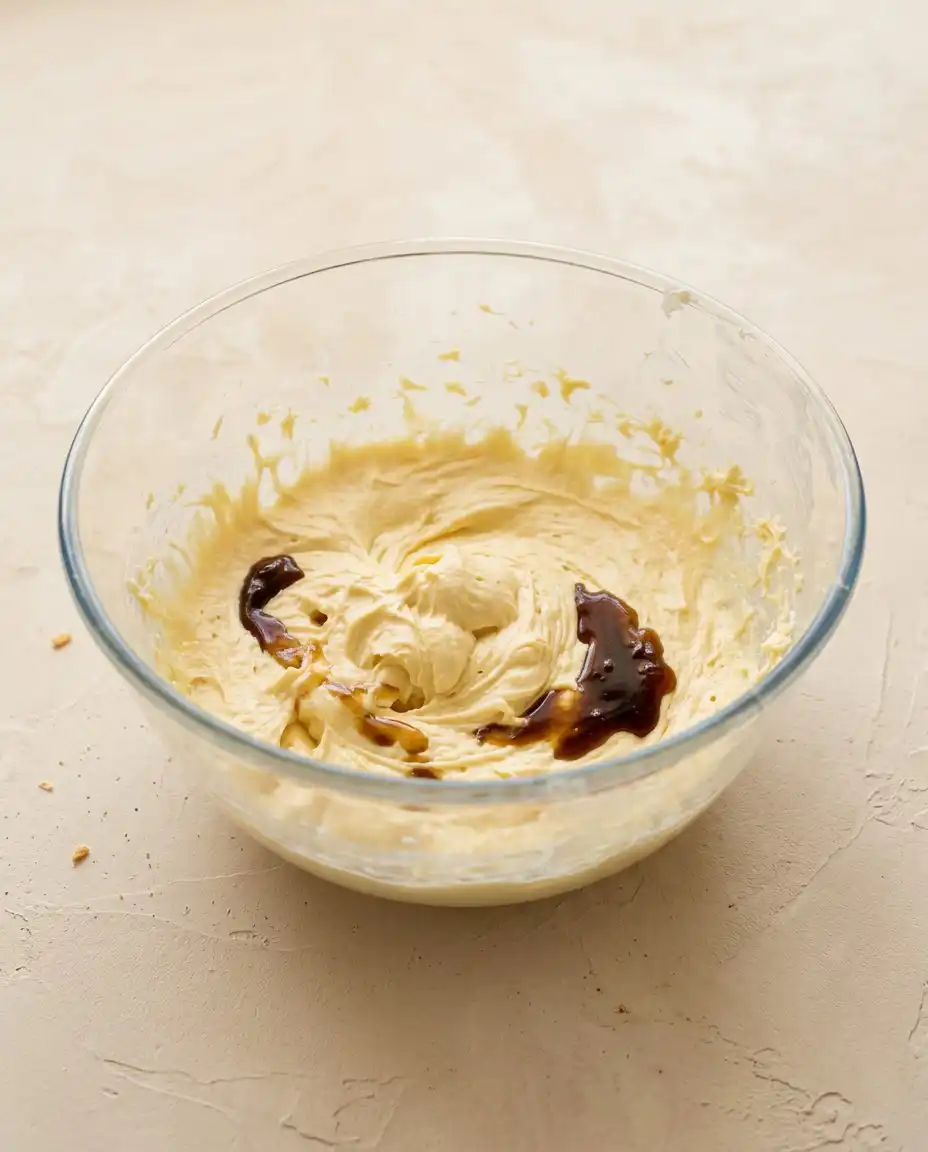Sifting dry ingredients into a mixing bowl to make cookies and cream birthday cake layers.