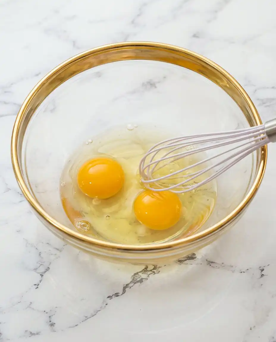 Simple kitchen ingredients including flour, milk, eggs, sugar, and baking powder for classic funnel cake bites.