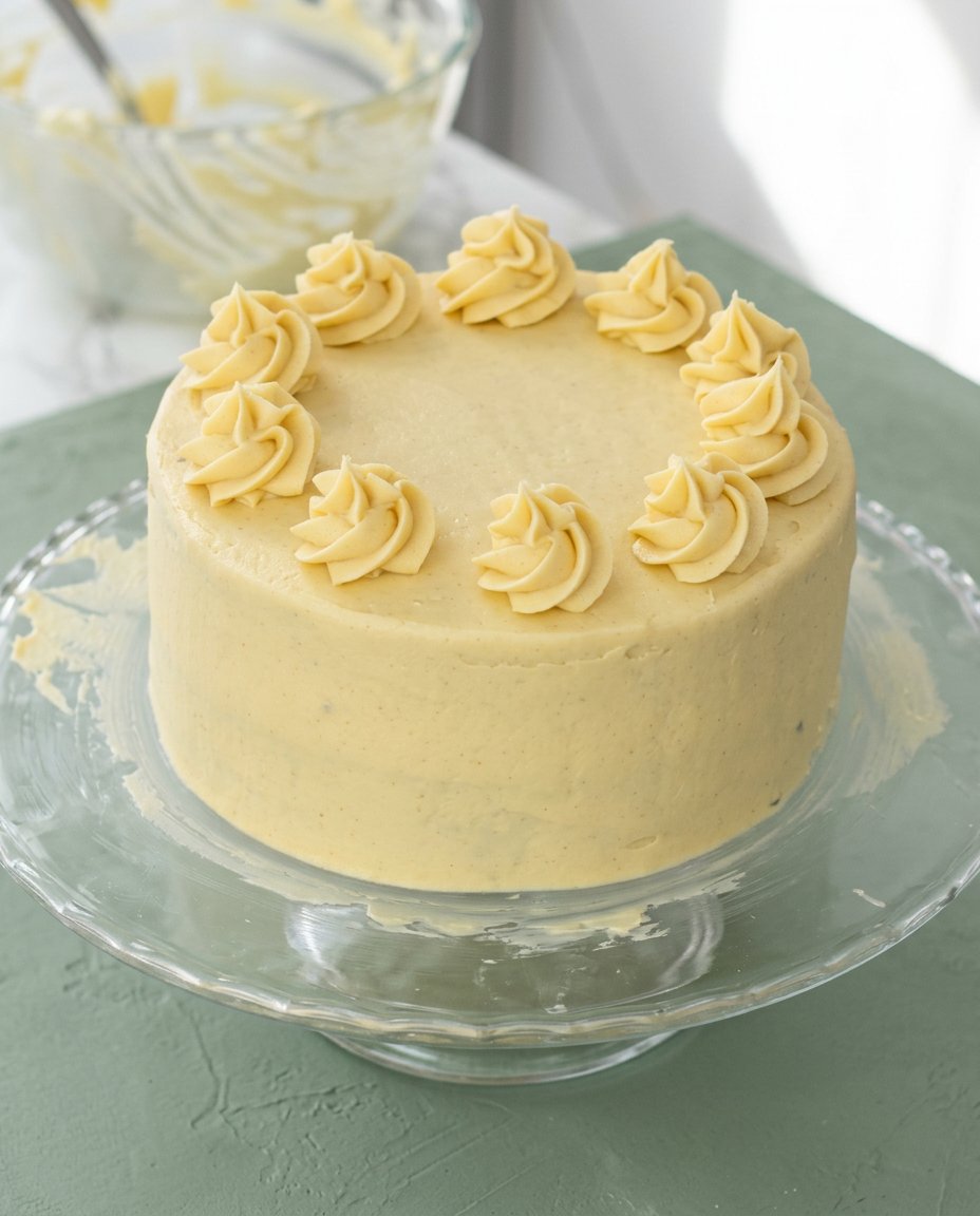 Apple Spice Birthday Cake 16 A tender slice of Apple Spice Birthday Cake showing the moist fruit filling layers