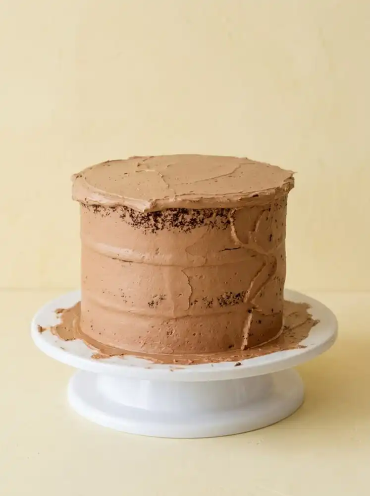 Home - Cake Savor - Savor the Simple 8 Three freshly baked layers of Triple Chocolate Zucchini Cake cooling on wire racks